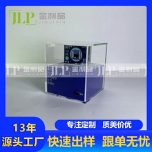 香水收纳盒亚克力透明网红化妆品带盖护肤品防尘柜展示盒子定制做