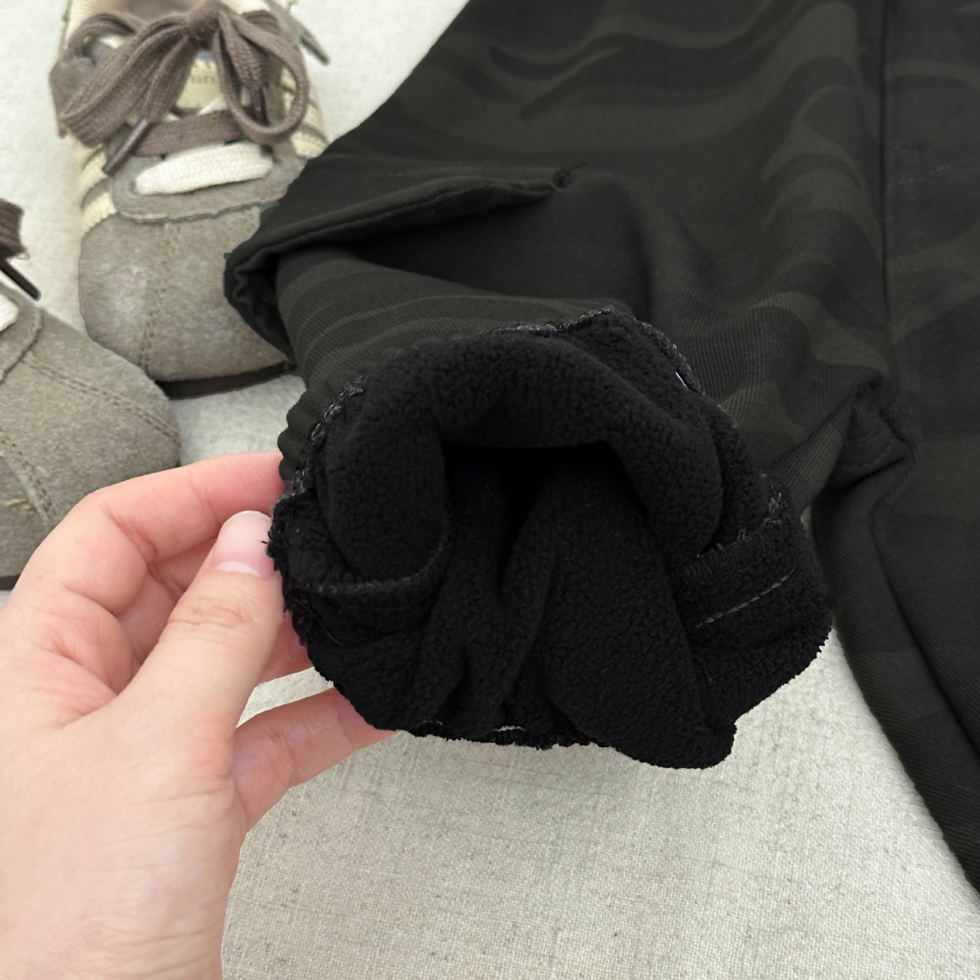 Pantalón Bombacho de Camuflaje para Niños de Algodón, Térmico, Corte holgado para Invierno