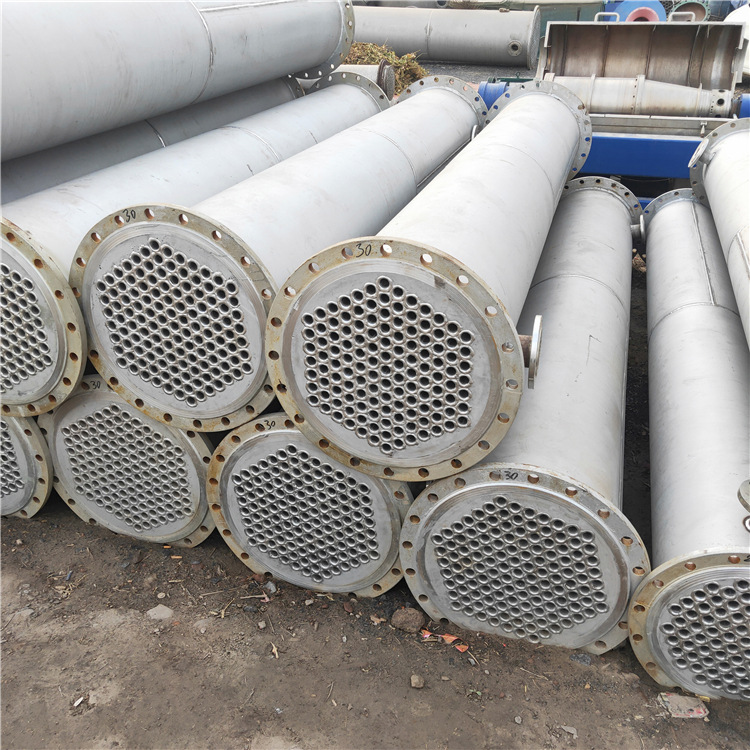 二手冷凝器二手304不锈钢冷凝器常压冷凝器二手不锈钢列管冷凝器