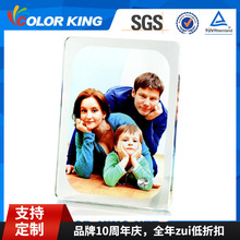 厂家直销gl-07热转印圆形水晶相框6寸玻璃相册热转印耗材毕业礼物