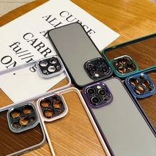 精孔金盾壳16PROMAX灰色亚克力手机壳适用苹果15PM/14P壳全包镜头