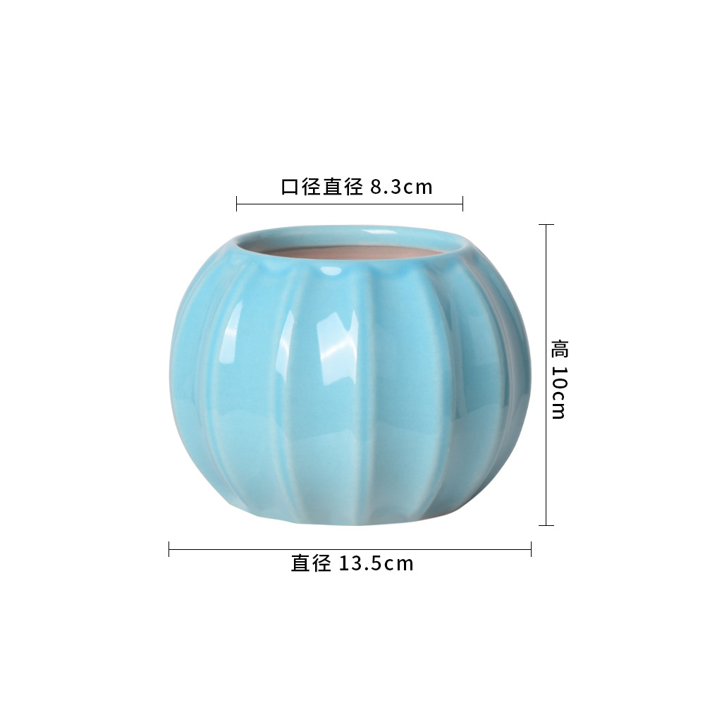 호박 블루 13.5*13.5*10cm