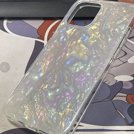 Custodia per telefono Apple rosa scintillante con effetto IMD a doppio strato anti-caduta per iPhone 14Pro, molto venduta._voghion.com