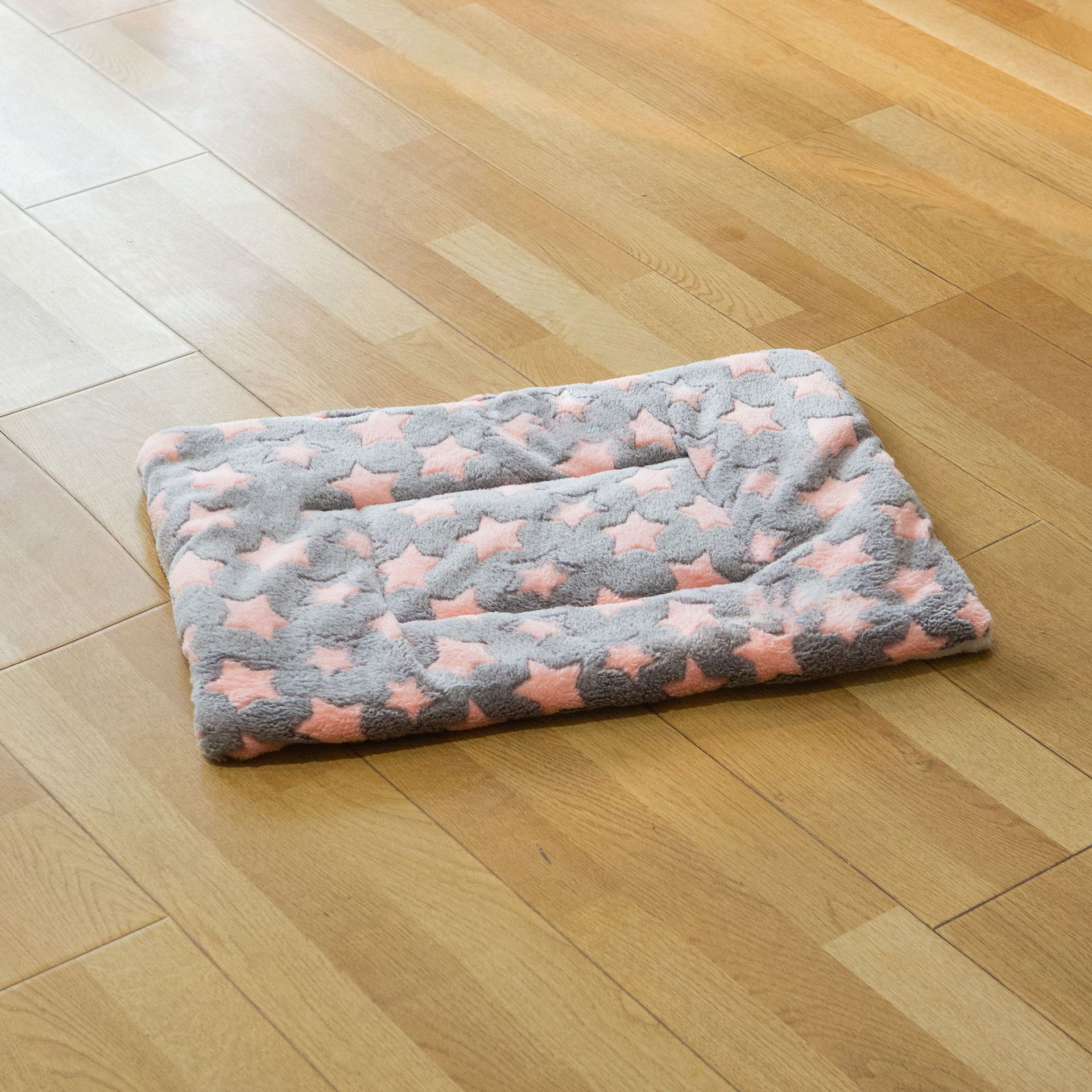 Gray pink star (flannel thick mat) / 32*25cm (recommended within 1.0kg cm)