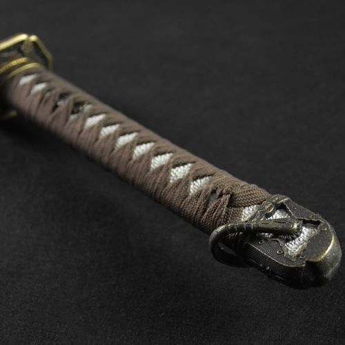 Longquan City Sword Japanese Style Command Hard Sword Self-defense Knife High Manganese Steel One-piece Cold Weapon Craft Collection Unsharpened