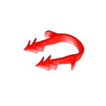 现货地暖卡钉地暖倒刺卡U形塑料到硬度卡钉地暖管固定无毛刺卡钉