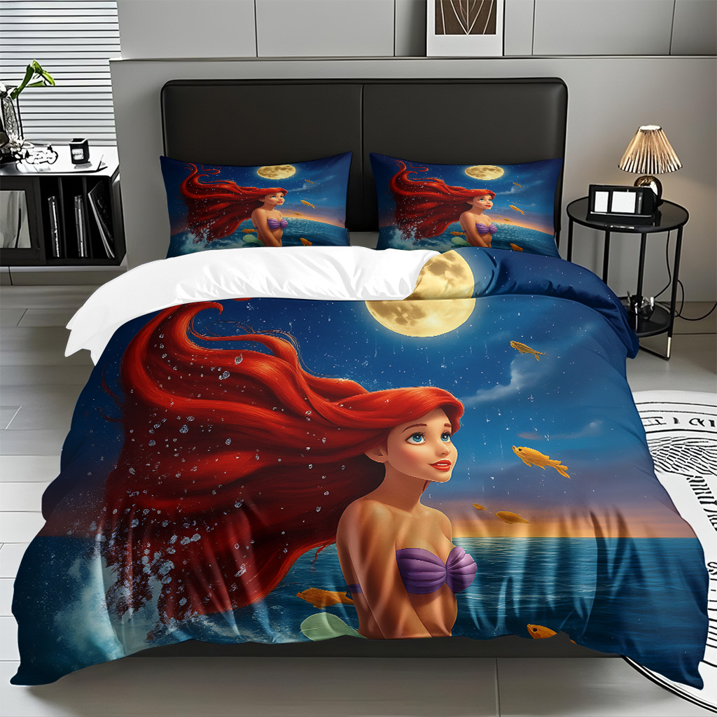 Textil doméstico transfronterizo para hacer sirena pequeña impresión digital kit fuente fábrica TEMU / JIT