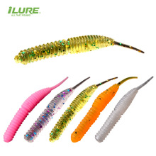 直尾蛆罐装软饵路亚饵6厘米1.2克飞蛹蜂蛹针尾蛆黑鱼远投假饵跨境