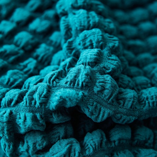 Factory direct sales seersucker solid color sofa bed cover elastic all-inclusive simple armless sofa cover wholesale