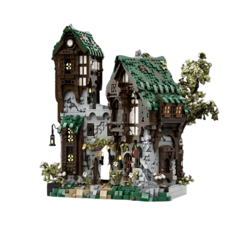 Educational Castle Building Blocks For Children Model Decoration_voghion.com