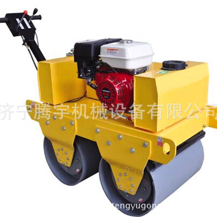 厂家手扶式双钢轮柴油振动压路机 小型汽油压路机沥青液压传动