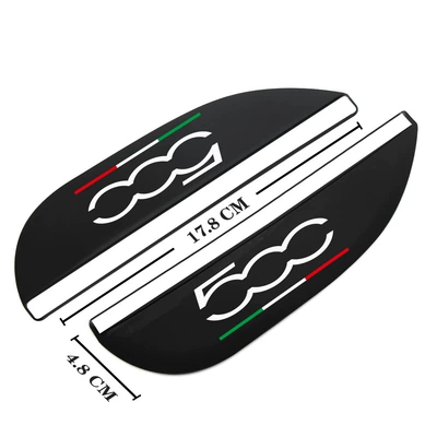 Rearview mirror rainproof sticker Fiat FIAT car rearview mirror - fiat-2-500s