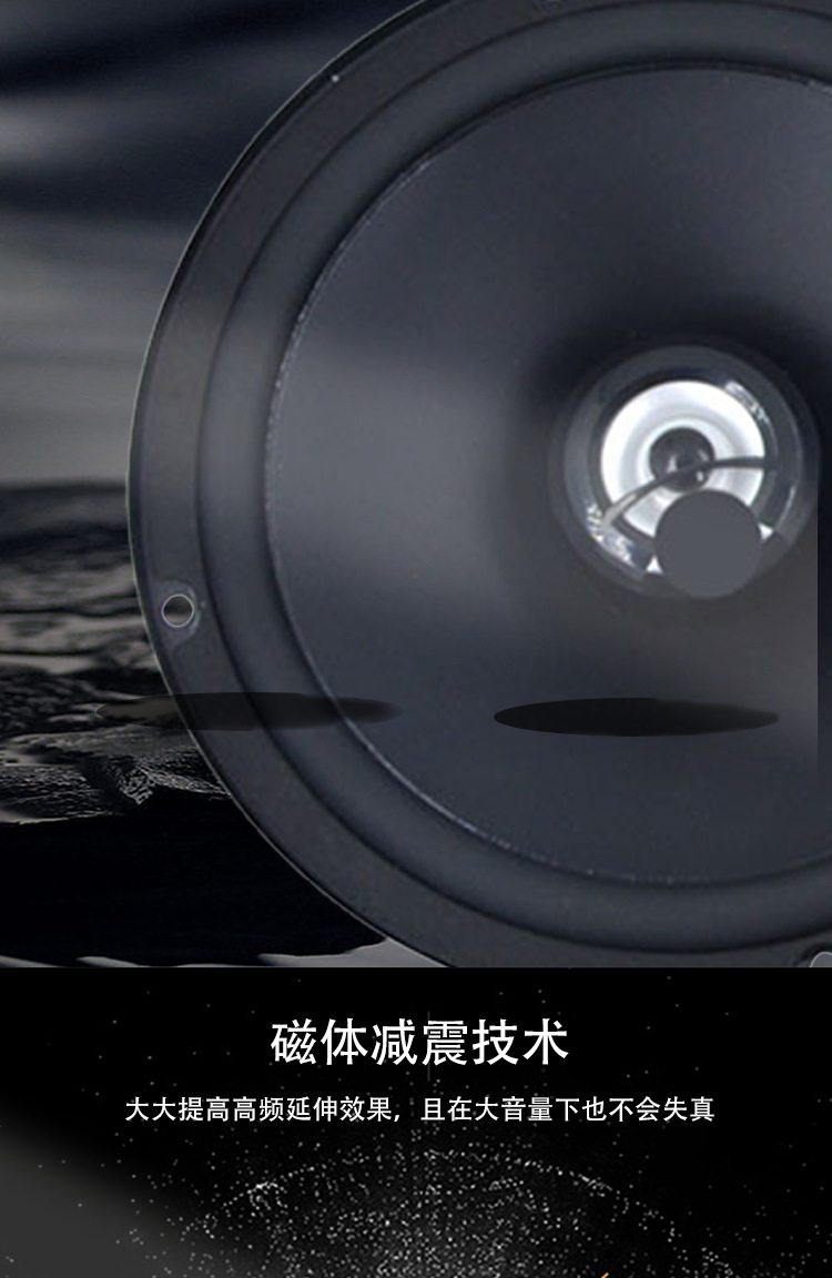 Car Audio Dsk165.3 Set Coaxial Speakers 6.5inch Car Speakers Front Door Audio High and Low Frequency Speakers