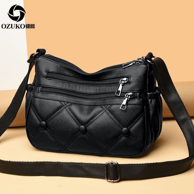 Bags for Women 2022 New Trendy Middle-Aged Mother Crossbody Bag Simple and Versatile Mother-In-Law Grandma Elderly Bag