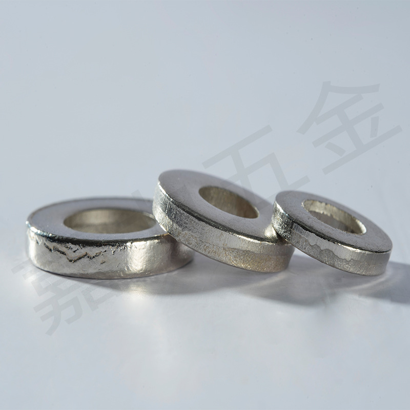 镀镍平垫片 碳钢加厚垫圈 大号铁垫片 加厚平垫M4-M12 非标平垫