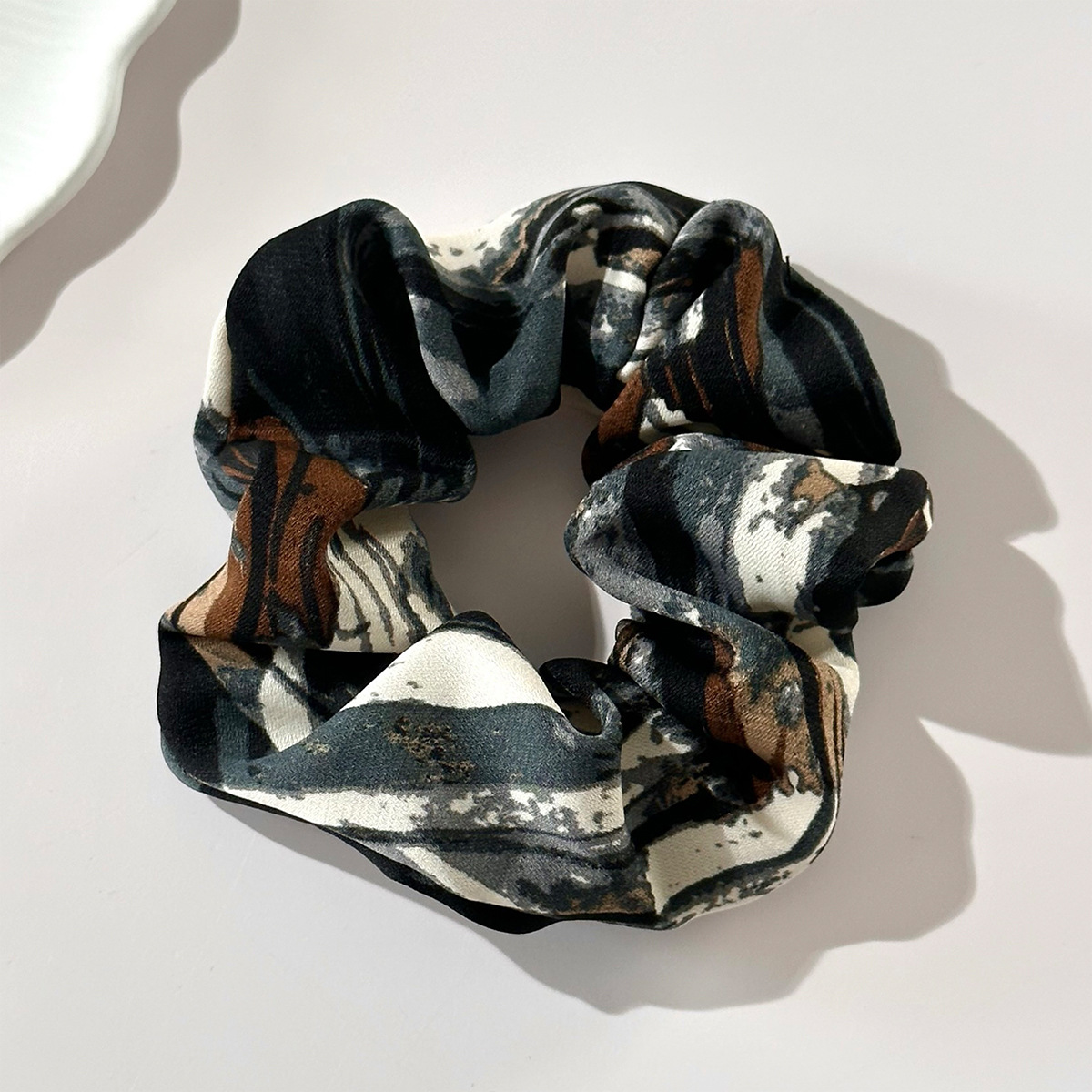 11g Weight Hair Tie Hair Accessories Type 1 Piece Quantity Cloth Material Snakeskin Pattern Women's Gender Retro Style Vintage Snakeskin Large Elastic Hairband Women's Fabric Hair Accessories Hairband Hair Rope 15