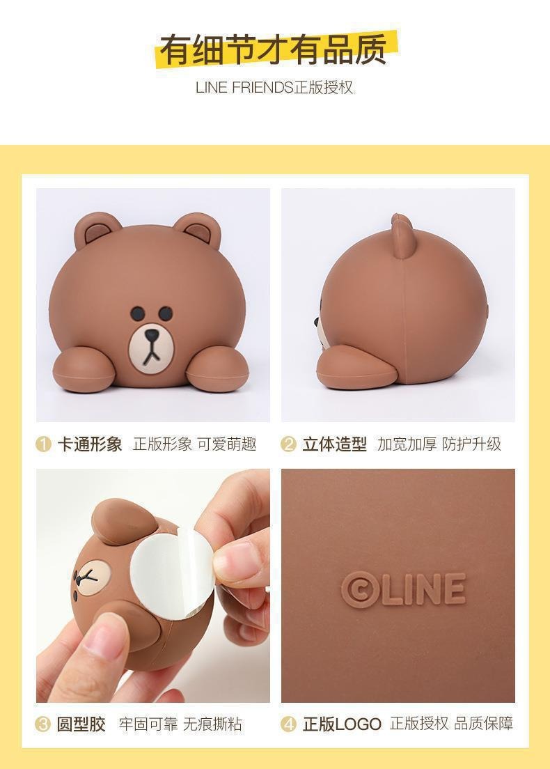 Car-Mounted Lf Brown Bear Small Ornaments, High-End Luxury Car Interior Cartoon Decoration, Car Accessories