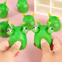 Слайм, игрушка, антистресс, гусеница