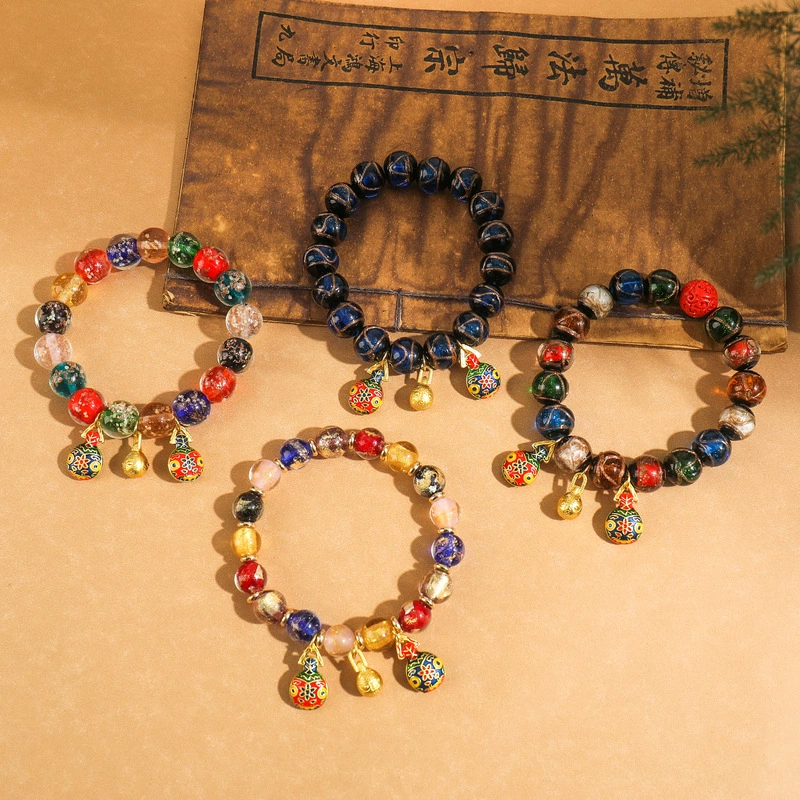 Bracelet, accessory walnut, cinnabar, wholesale