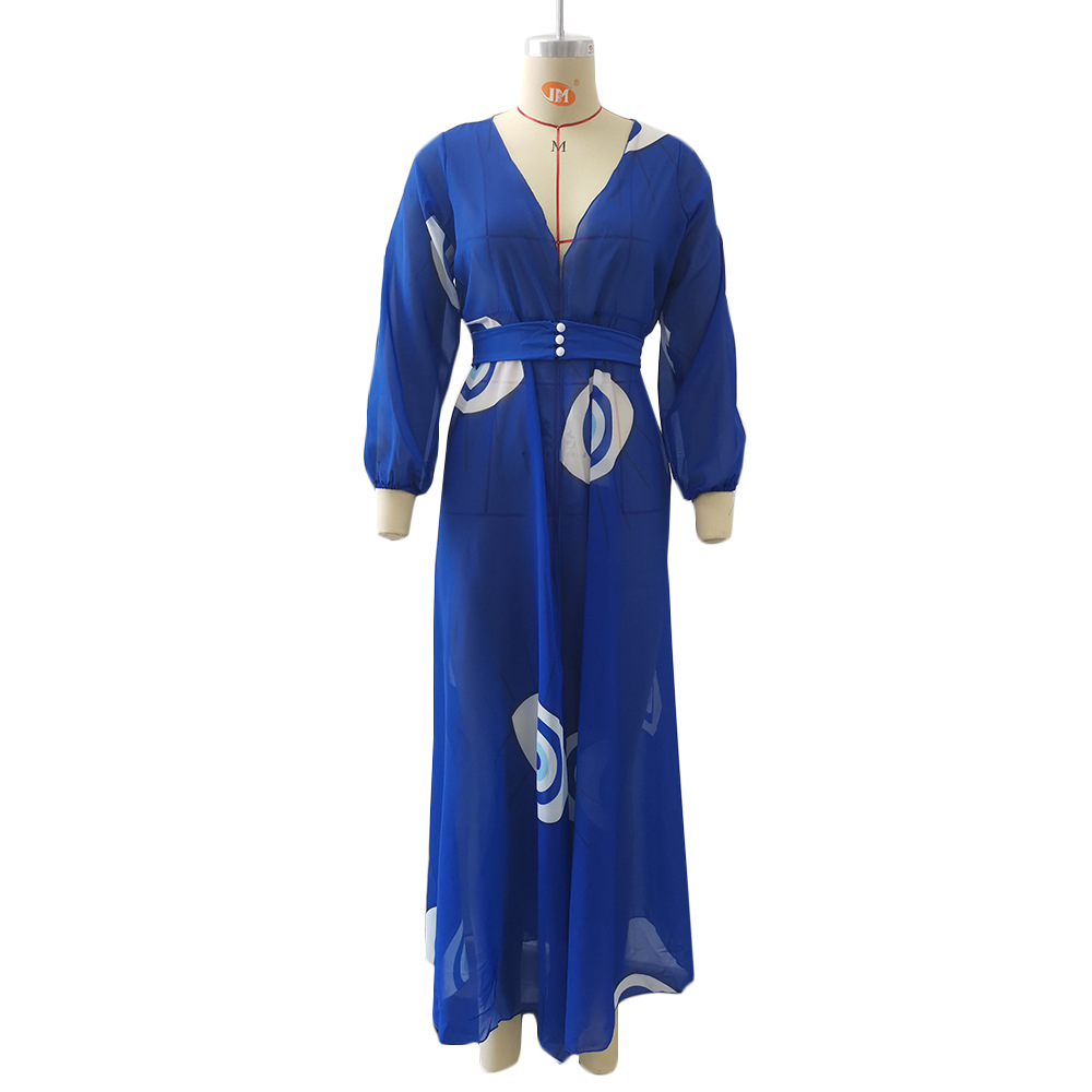 Polyester Fabric Type Loose Waist Waist Line Swimming Occasion Women's Vacation Eye Cover Ups