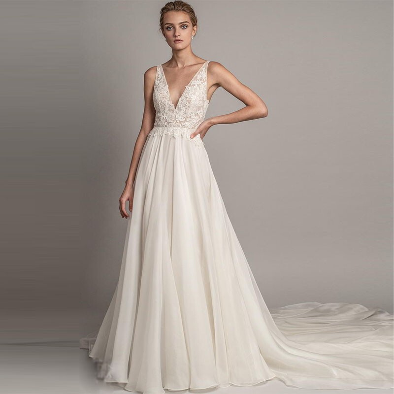 Foreign Trade Light Wedding Dress 2022 New Style White Simple Sling Trailing Bride's Out-of-the-House Yarn Banquet Elegant Dress for Women