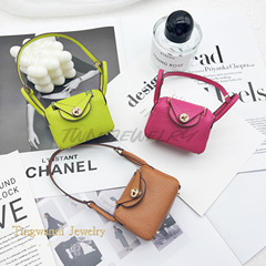 Mini h family Lindy bag pendant cute earphone bag lipstick bag car keychain bag pendant small bag for women