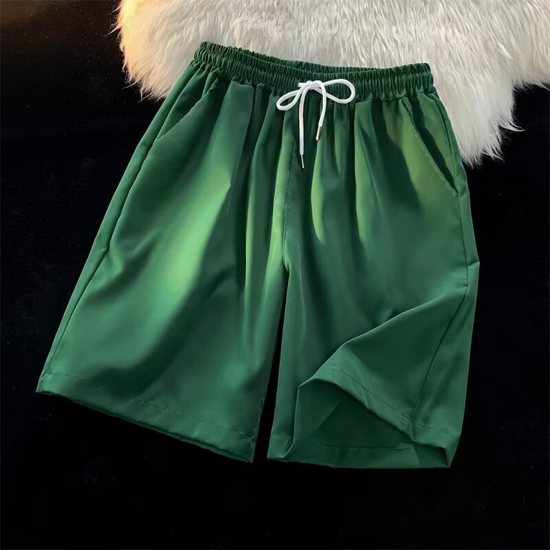 Personalizado al por mayor caramelo de viento neutro multicolor 25 colores primavera y verano nuevos pantalones cortos casuales de cinco puntos sueltos y cómodos