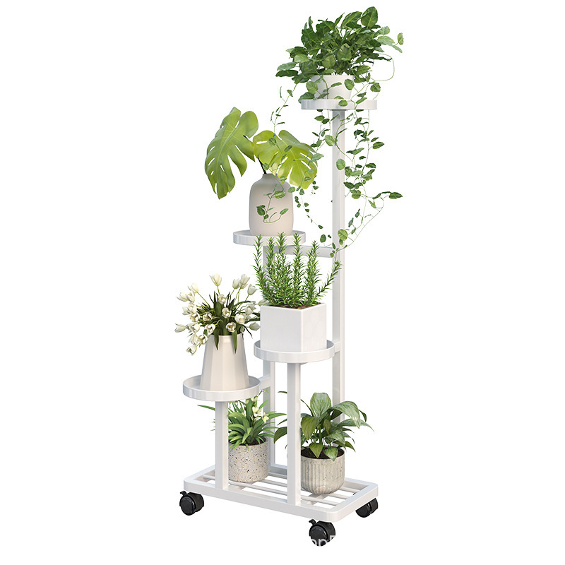 バルコニーの花棚、植木鉢棚、植物棚、リビングルームやホール用の取り外し可能なバルコニー、屋内床置き多肉植物の花棚|undefined