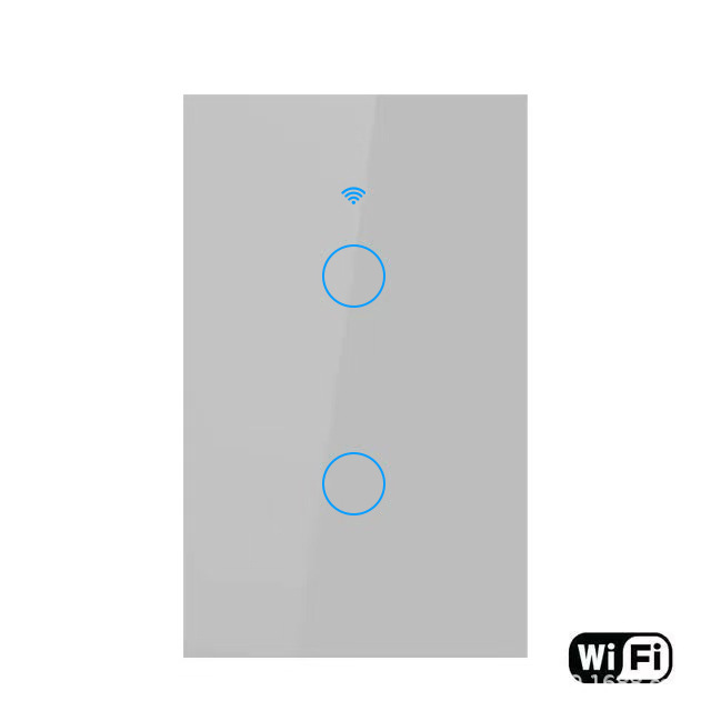 Interruptor Inteligente Táctil Estándar EE.UU. 120 WiFi RF433 de Latón y ABS con Control por App image 20
