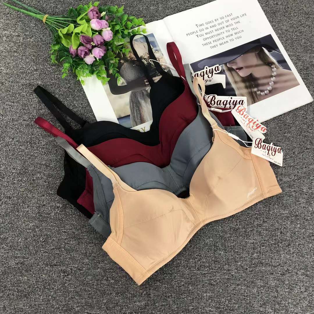 Comercio exterior nuevo exterior europeo y americano ropa interior de las mujeres individuales cómodo con anillo de acero más tamaño sujetador fábrica al por mayor