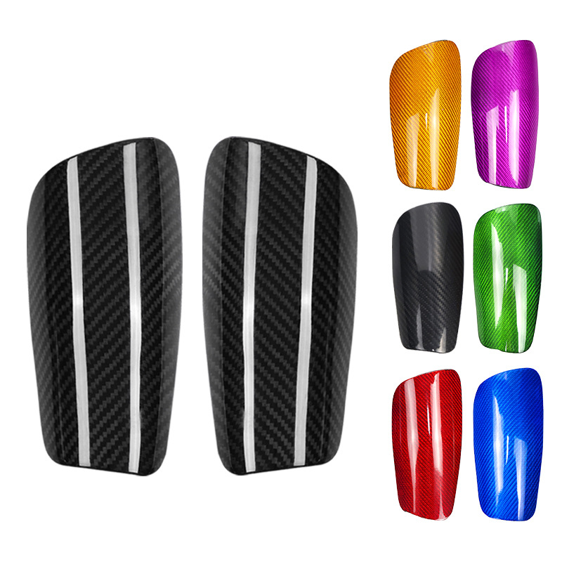 Cross-Border Professional Football Competition Protective Gear, Carbon Fiber Shin Guards, Ultra-Light and Sturdy, Printed Patterns, Competition-Specific Protective Gear