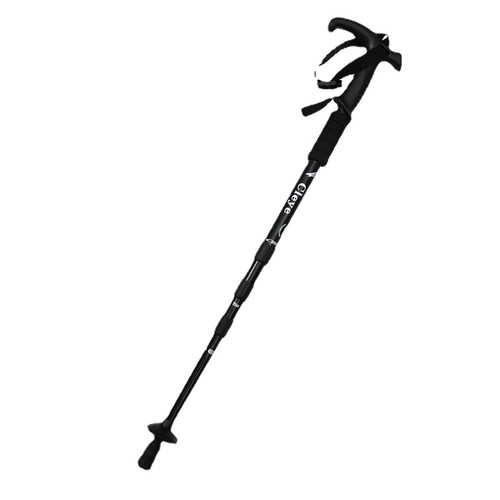 Outdoor lightweight telescopic poles for men and women, hiking equipment, non-slip, multifunctional elderly crutches
