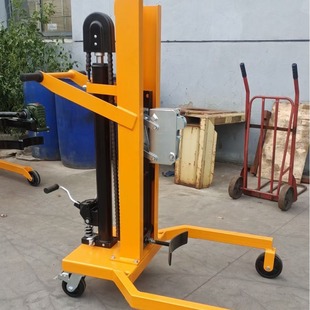 Beijing Manual Hydraulic Oil Barrel Truck Yingzui Barrel Plastic Barrel Hydraulic Forklift Loading Truck Trolley