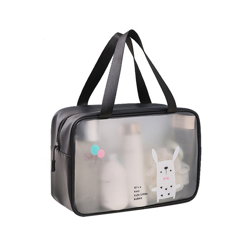  summer ins style portable cosmetic bag waterproof toiletry bag large capacity transparent travel portable storage bag
