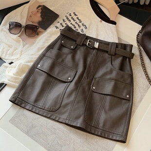 ��ʽ�͹Ź��bPUƤ����ȹŮ2026�＾�¿�����@�ݰٴ����a�ֶ�ȹ