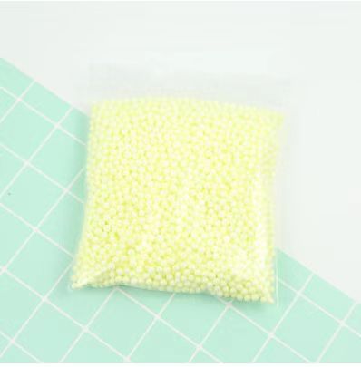 4-6mm macaron color bola de espuma material hecho a mano bricolaje Bola de partículas delgadas Planeta de flujo de relleno decorativo