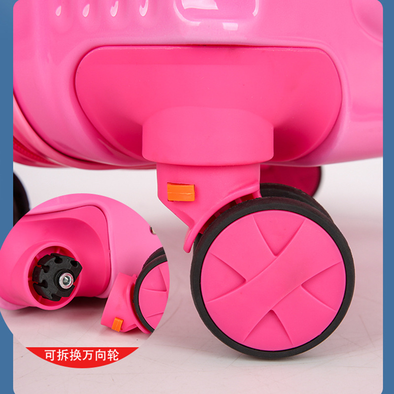 Nuevo oso 3D maleta para niños rueda universal caja de tracción para niños bloqueo de contraseña maleta mayorista tracción para niños