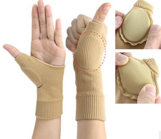 批发亚马逊运动护腕健身手套篮球训练加压手套透气吸汗呵护手腕|ms