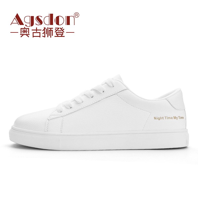 Augusto zapatos blancos 2023 nuevo verano coreano zapatos casuales estudiante planas Zapatos Zapatillas de las mujeres al por mayor