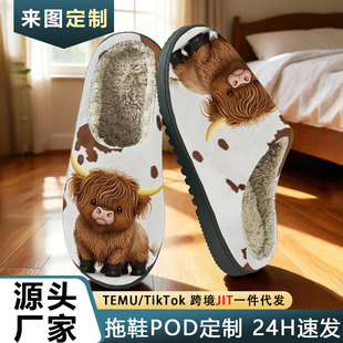 ���Q����Ь��Ůͬ��ߵ�ţӡ���ﶬ��ů�Ҿ�����ЬPOD�羳JIT���l