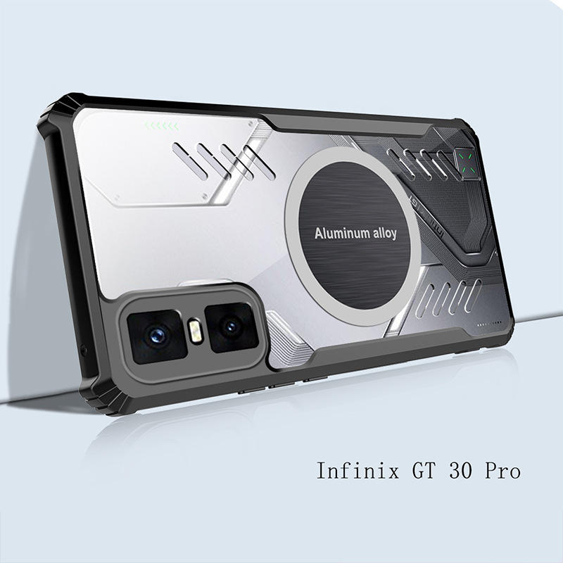 Cooling Shell Suitable for Transsion Infinix Gt 30 20 10 Pro Mobile Phone Case Acrylic High Transparency Protective Cover