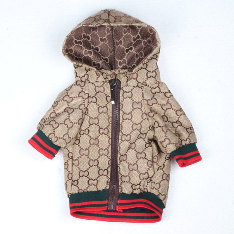 Cross-border Amazon foreign trade puppy clothes spot wholesale pet clothing jacket zipper shirt four seasons double layer