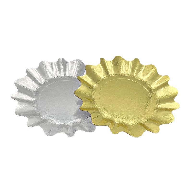 1200g bandeja de papel desechable polygonal bandeja de papel bandeja de picnic bandeja de fruta de pastel de boda de cumpleaños