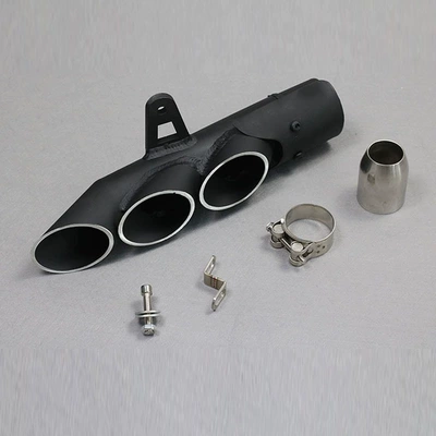 Motorcycle modified exhaust pipe Yamaha R6 modified double outlet straight row TOCE R6 motorcycle dedicated double mouth (Exhaust pipe) - a-three-holes