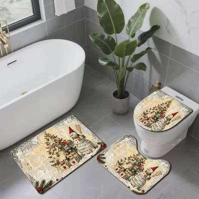 Cross-border diatomite toilet seat cover: Avtomobil döşəmə paspasları - kq-christmas-themed-toilet-seat-cover-8-3545cm-cover
