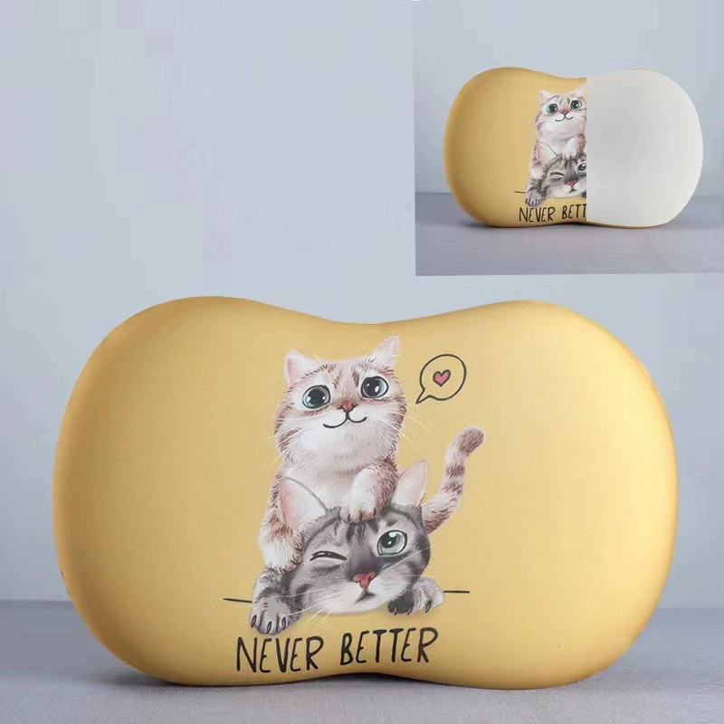 [Подушка-пузо в форме кота, подушка для живота, ортопедическая подушка с эффектом памяти для шеи, подарок для стримов]