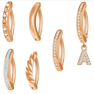 New AliExpress Hot Sale Design Personalized Twist and Diamond Navel Jewelry for Men and Women Navel Ring Body Piercing Jewelry