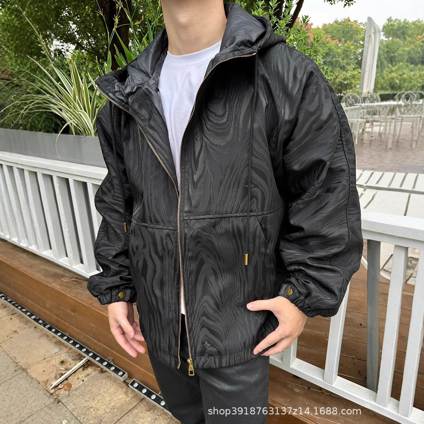 Ceiling Donkey Home 25 Spring and Autumn New Embossed Embossed Fur Collar Denim Jacket Easiest for Match Jacket Jacket Same Style for Men and Women