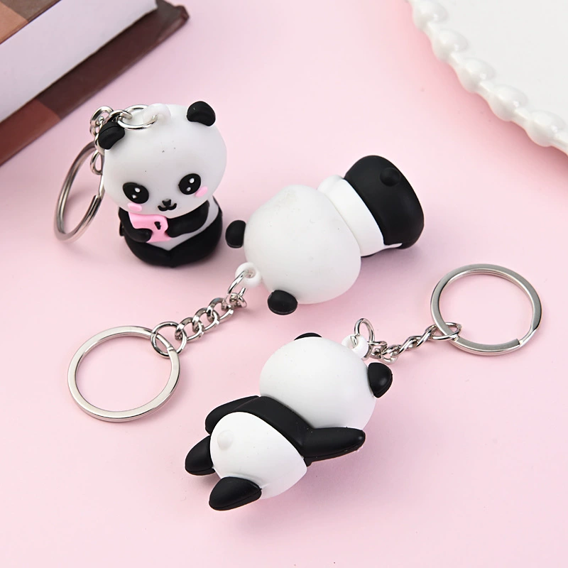 Cute Cartoon Panda Keychain Pendant, Birthday Gift, Random Color, 18 g