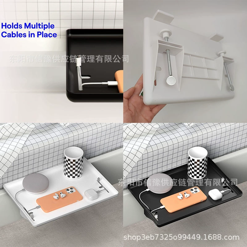 Съемный органайзер для хранения у кровати, прикроватная полка, доска для хранения у кровати, без перфорации, прикроватная полка для хранения в спальне